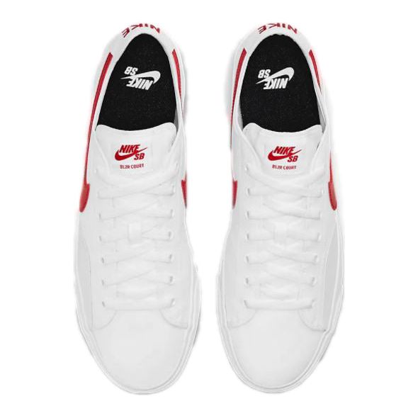 Nike SB Blazer Court WHITE/UNIVERSITY RED Bild 2