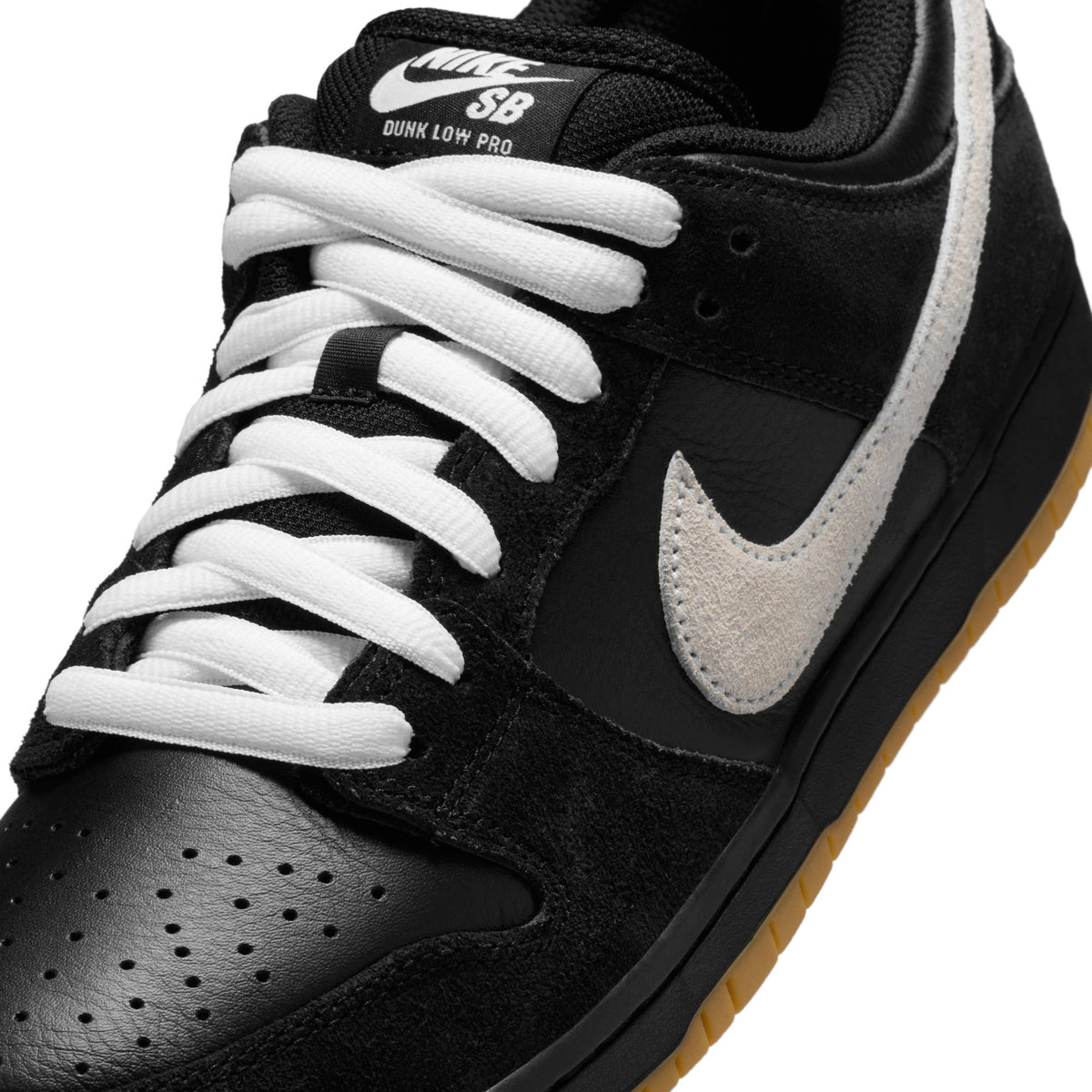 Nike SB Dunk Low Pro Black/White-Black-Gu Bild 8