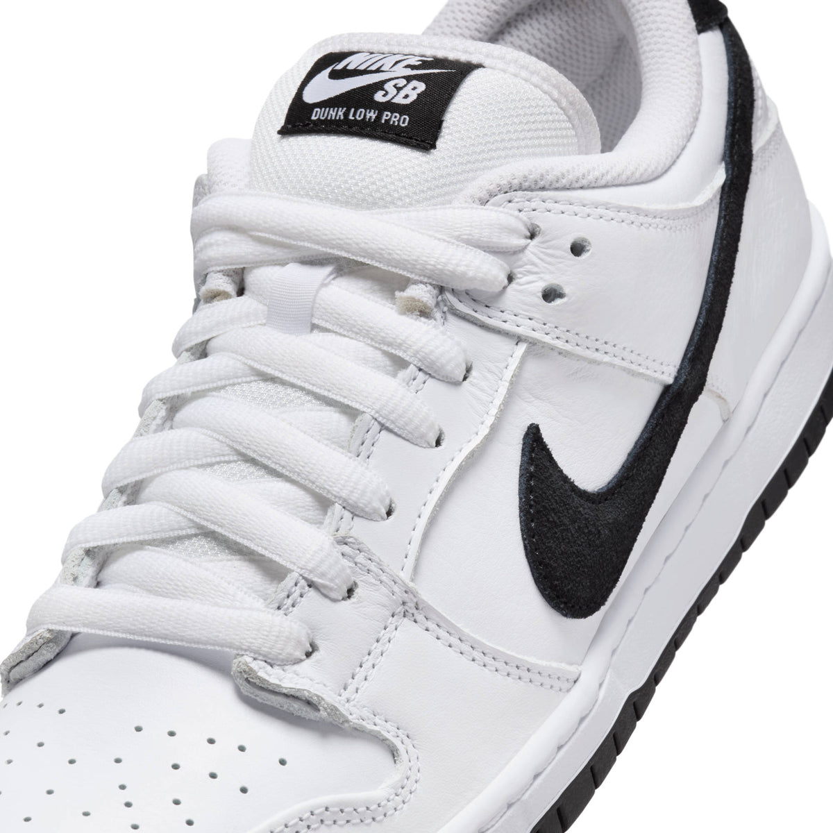 Nike SB Dunk Low Pro White/Black-White-Bl Bild 8