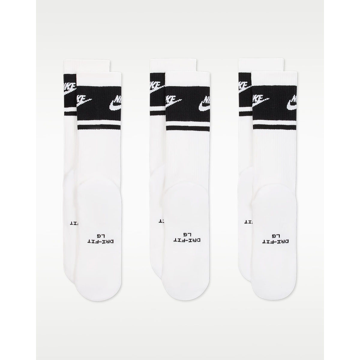 U Nk Ed Elvd Crw 3P Fta St-144 White/Black Bild 3