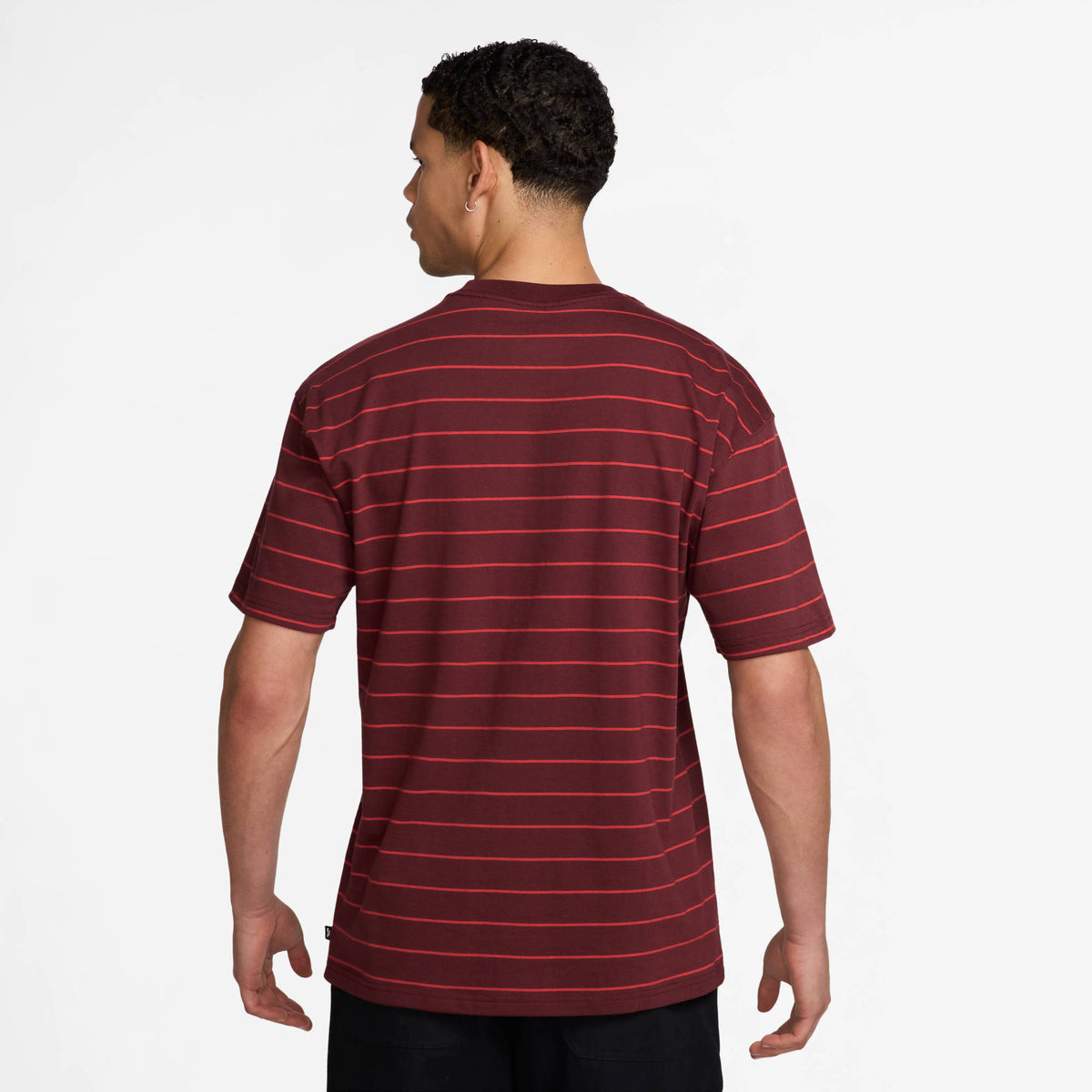 U Nk Sb Tee M90 Stripe Sp25 Dark Team Red/White Bild 3