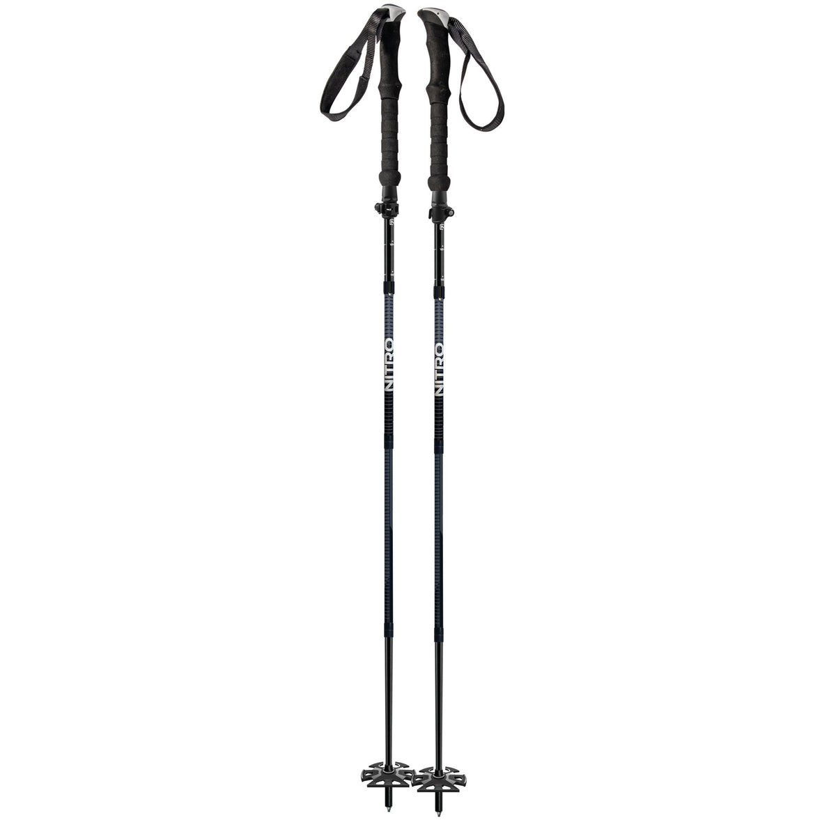 Nitro 4-Pcs Alu Splitb. Poles Black/Grey/Green Bild 1