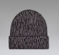 Fleece-Lined Graphic Beanie? Rain Camo Black Bild 1
