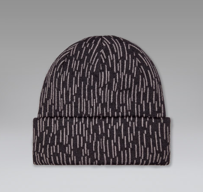 Fleece-Lined Graphic Beanie? Rain Camo Black Bild 2