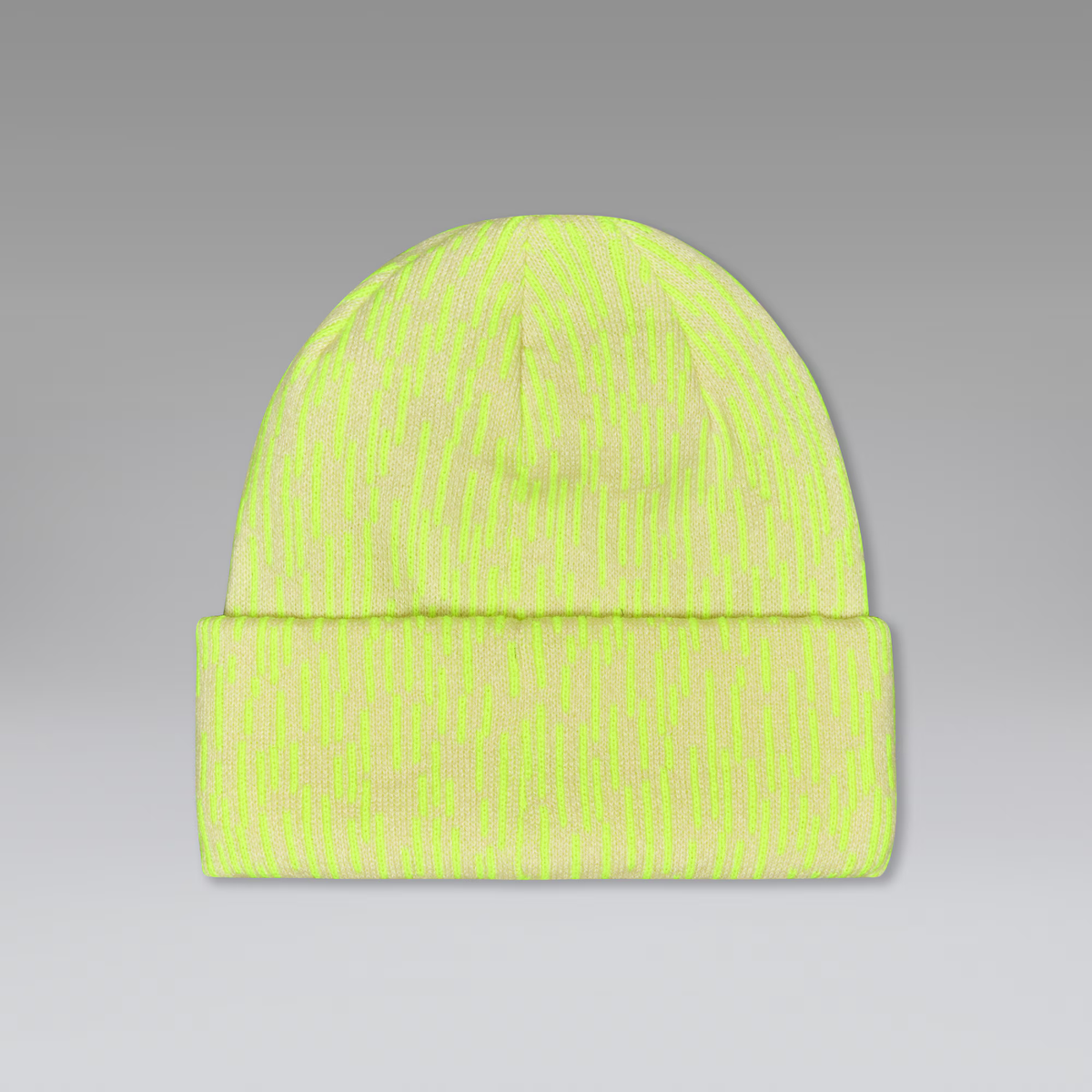 Fleece-Lined Graphic Beanie? Rain Camo Yellow Bild 2