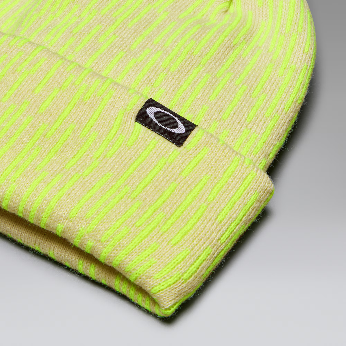 Fleece-Lined Graphic Beanie? Rain Camo Yellow Bild 3