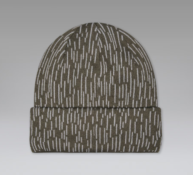 Fleece-Lined Graphic Beanie? Rain Camo Olive Bild 2