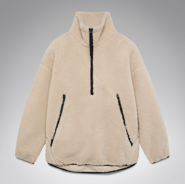 Snowdrift Qtr Zip Sherpa Mist Bild 1