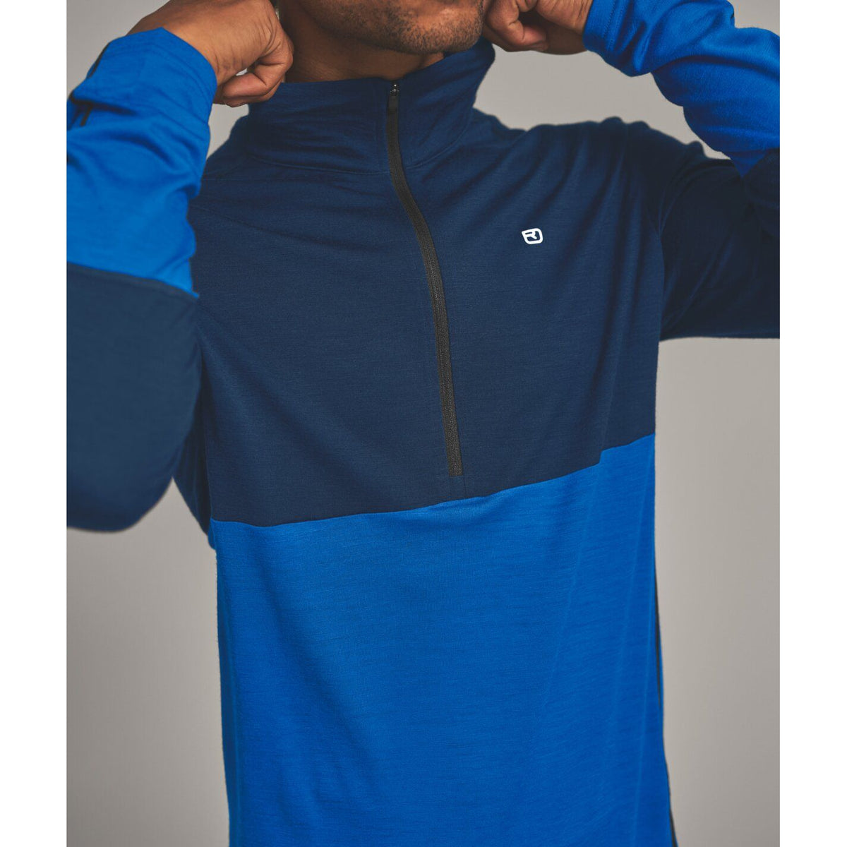 185 Rock N Wool Zip Neck M Dark Arctic Grey Bild 4