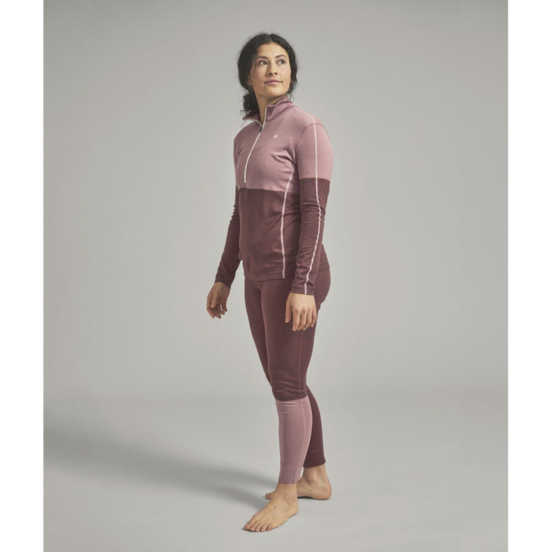 185 Rock N Wool Zip Neck W Dusk Rose Bild 3