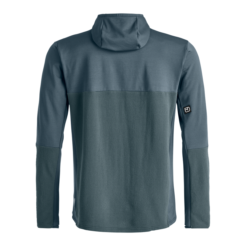 Fleece Cord Hoodie M Dark Arctic Grey Bild 2