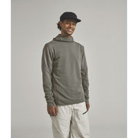 Fleece Cord Hoodie M Dark Arctic Grey Bild 3