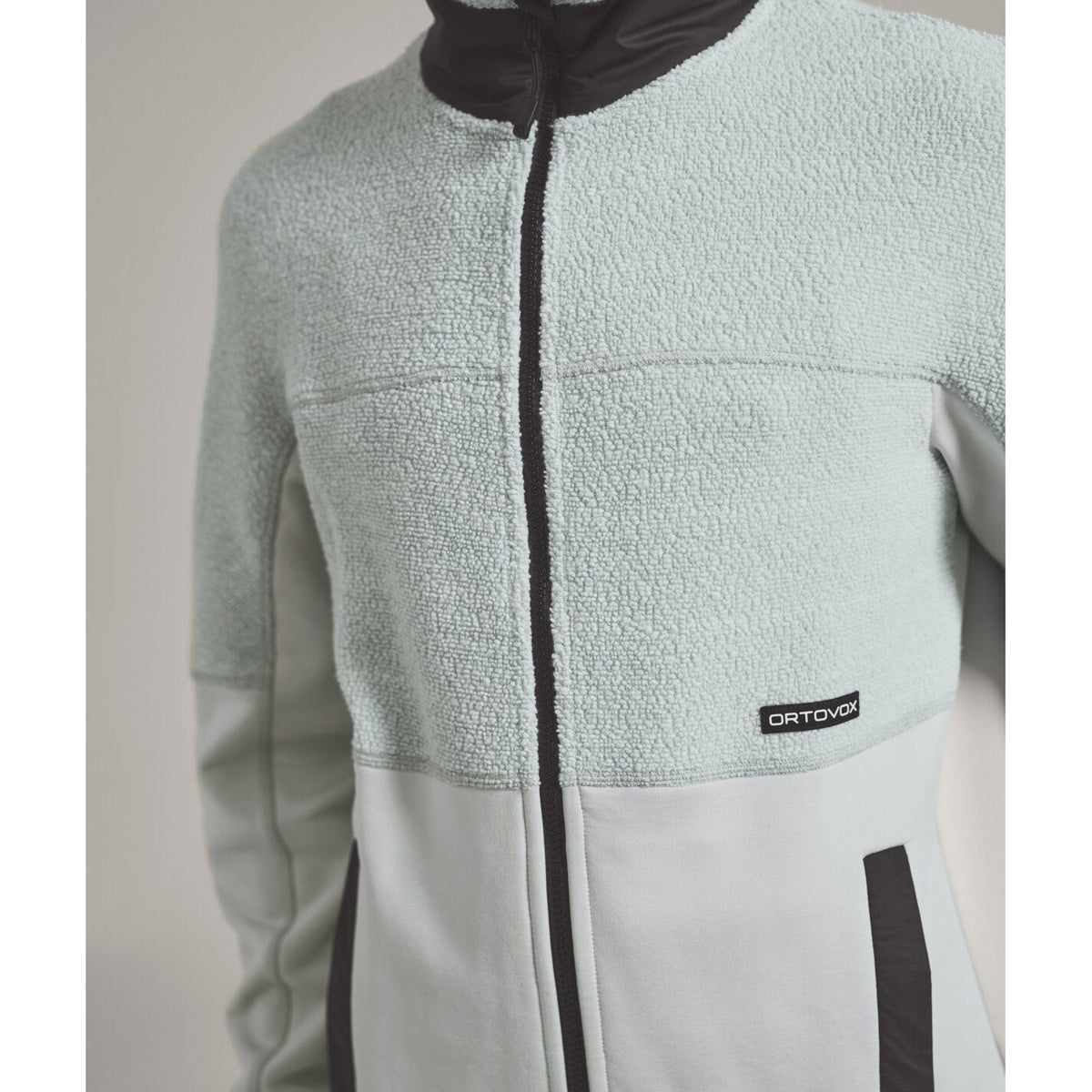 Fleece Teddy Jacket M Grey Ice Bild 4