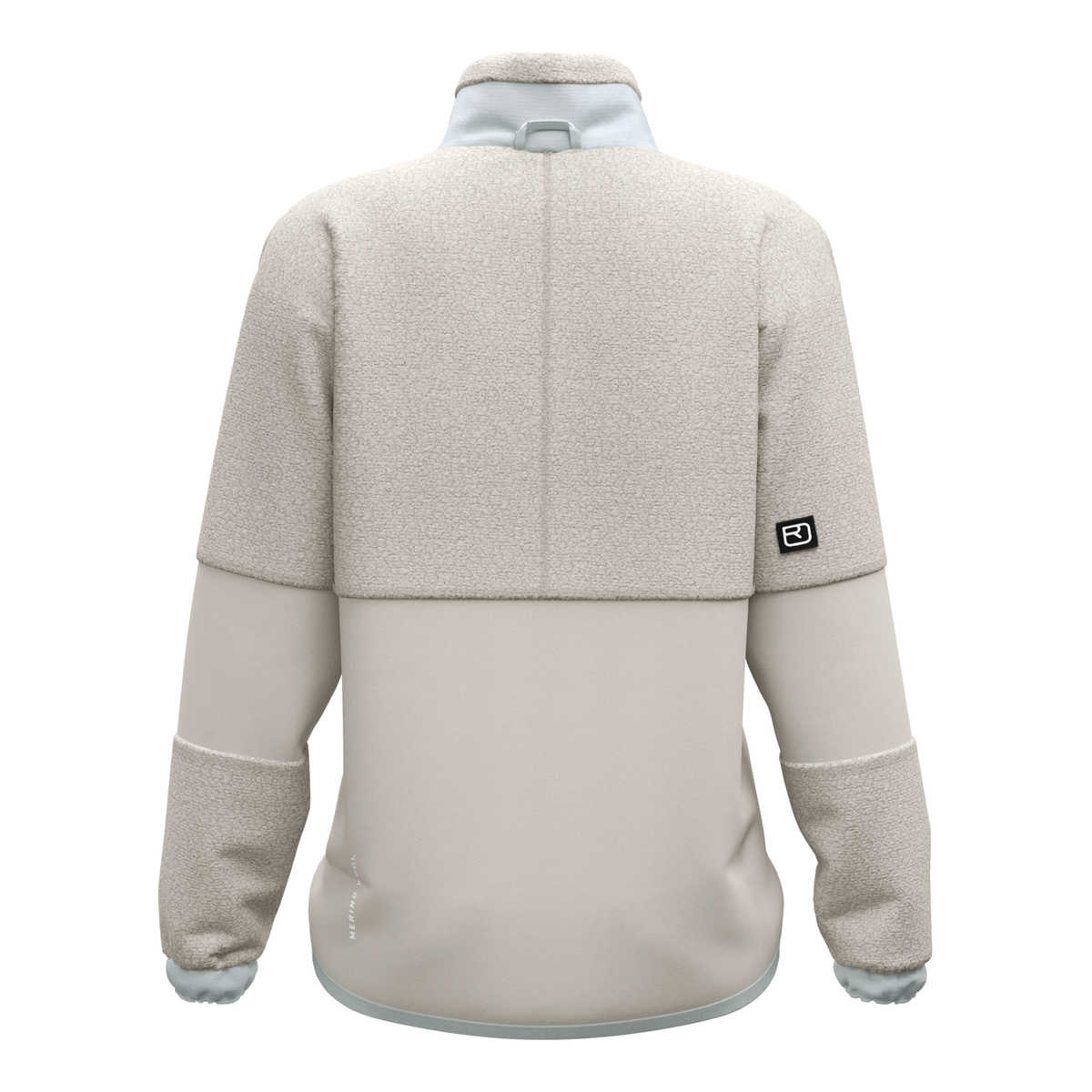 Fleece Teddy Jacket W White Tea Bild 2