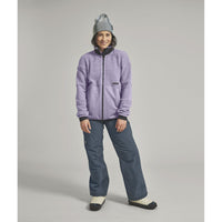 Fleece Teddy Jacket W White Tea Bild 3