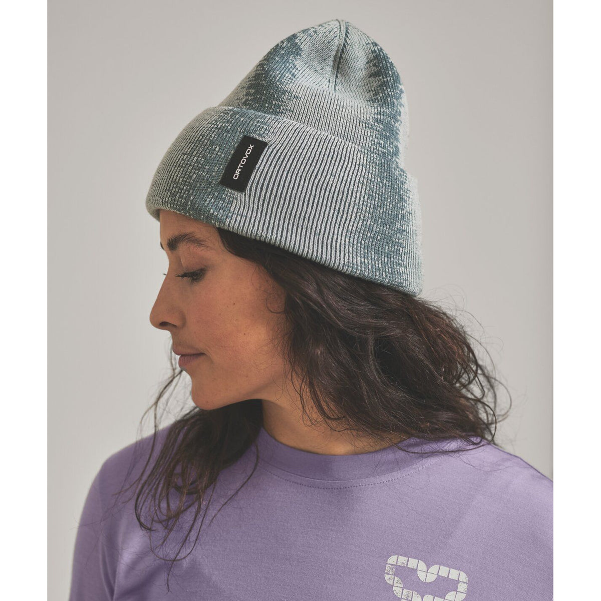 Nicholson Rib Beanie Grey Ice Bild 2