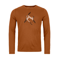 185 Merino MTN Cutout LS M Bristle Brown Bild 1