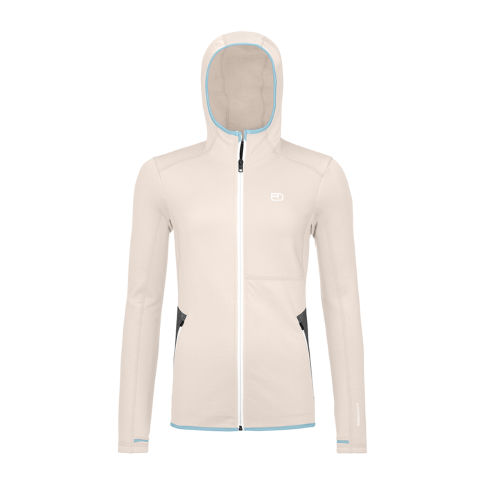 Fleece Hoody W White Chalk Bild 1