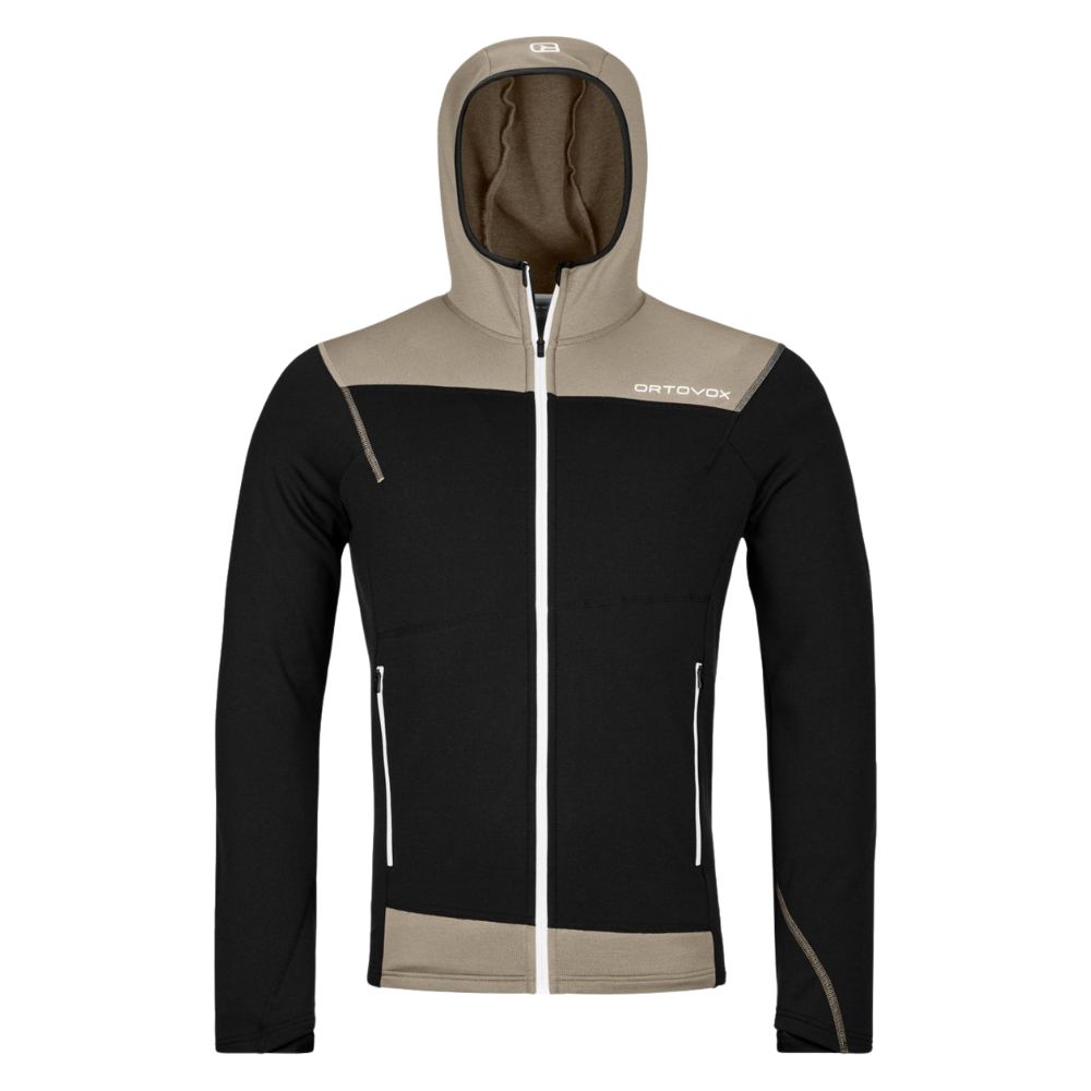 Fleece Light Hoody M Black Raven Bild 1