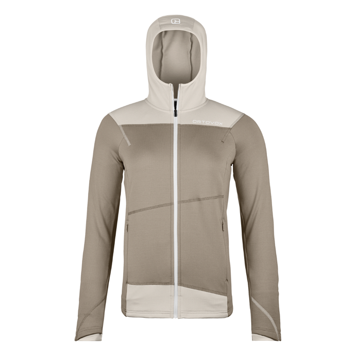 Fleece Light Hoody W Grey Sand Bild 1