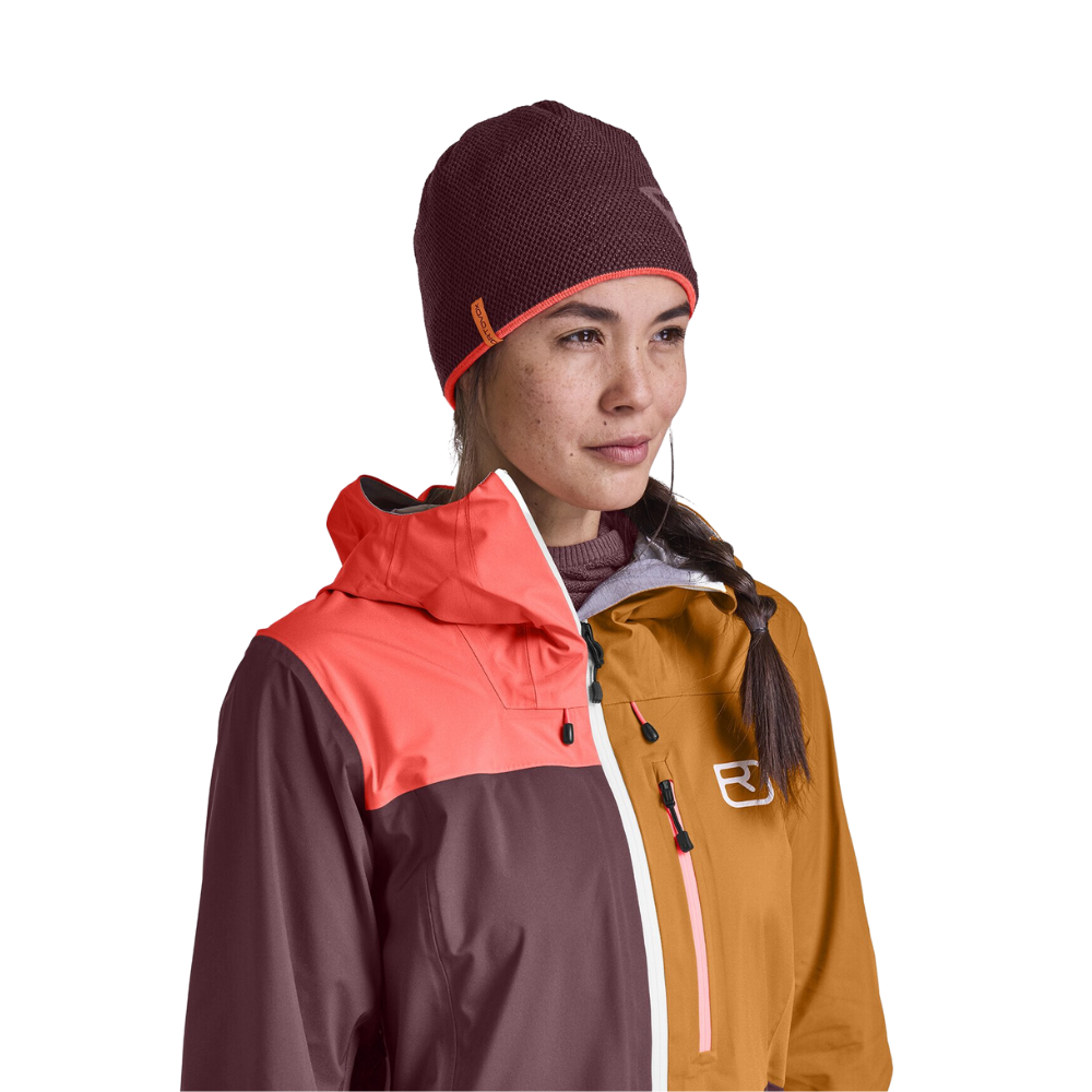 Merino Logo Knit Beanie Dark Arctic Grey Bild 2