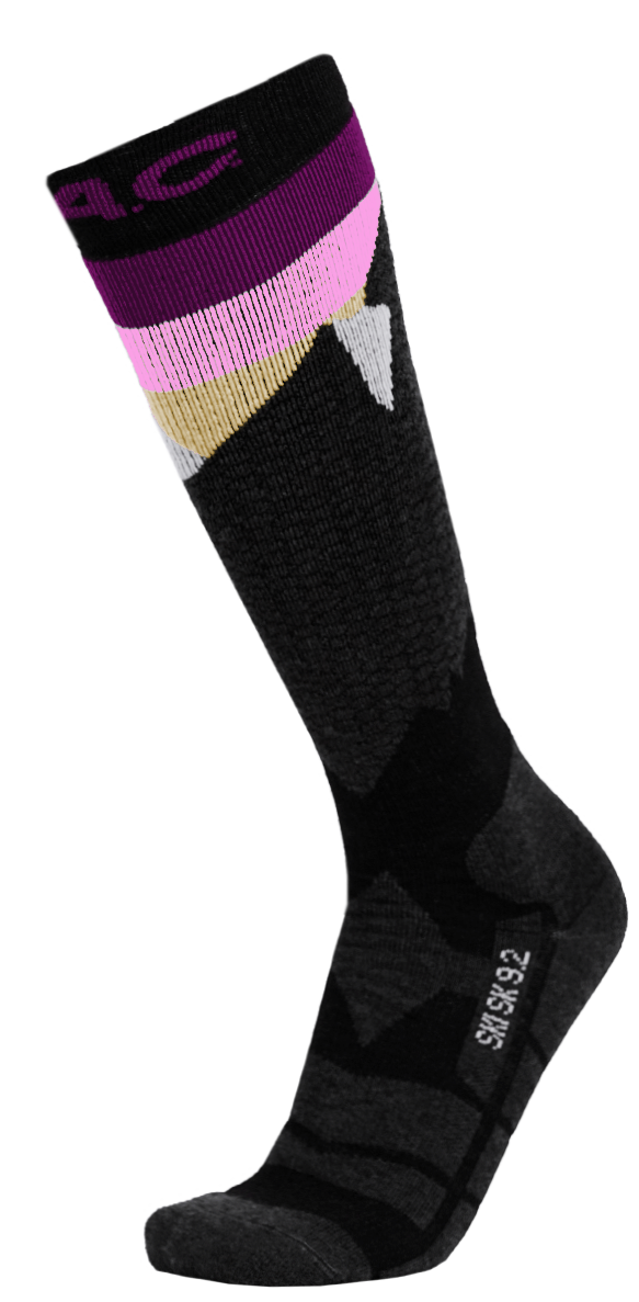 Merino Extra Warm Women Anthracite/Purple Bild 1