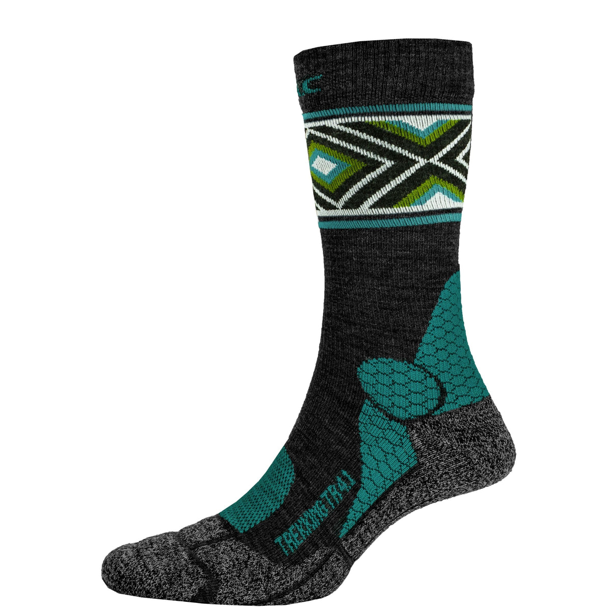 Trekking Merino Stability Anthracite Petrol Bild 1