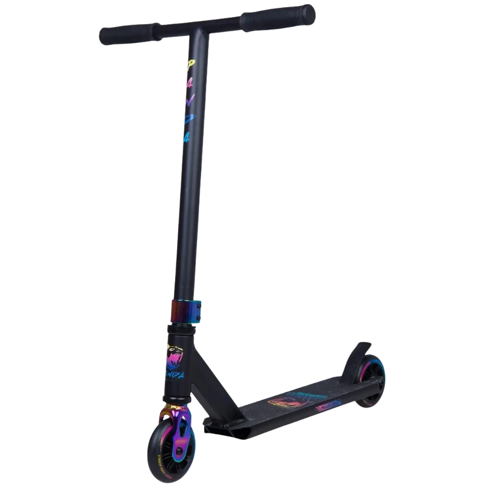 Panda Cub Pro Scooter Black/Rainbow Bild 1