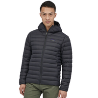 Ms Down Sweater Hoody Black Bild 1