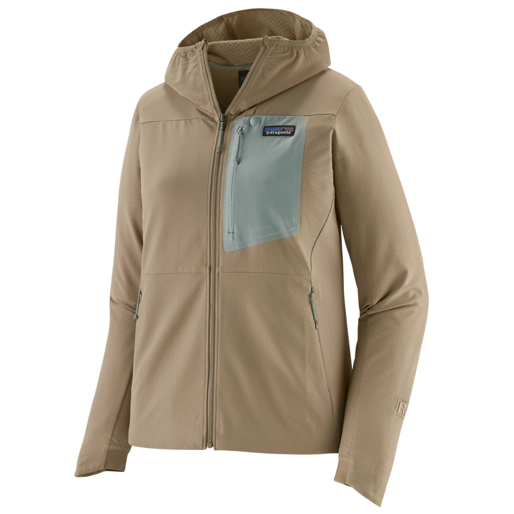 Ws R1 CrossStrata Hoody Seabird Grey Bild 1