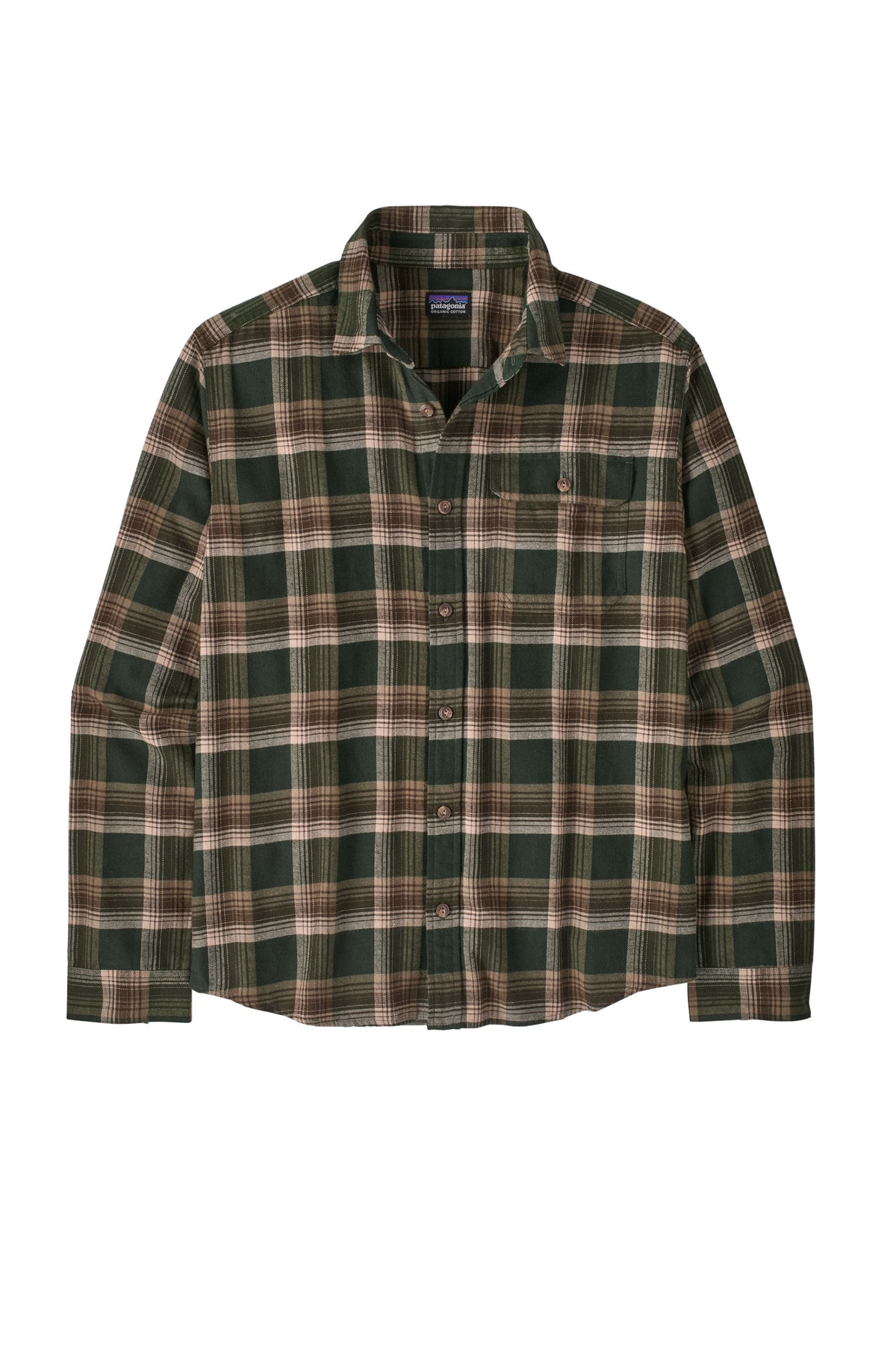 Ms L/S LW Fjord Flannel Shirt Cozy Cabin Treeline Bild 1