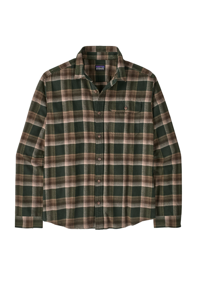Ms L/S LW Fjord Flannel Shirt Cozy Cabin Treeline Bild 1