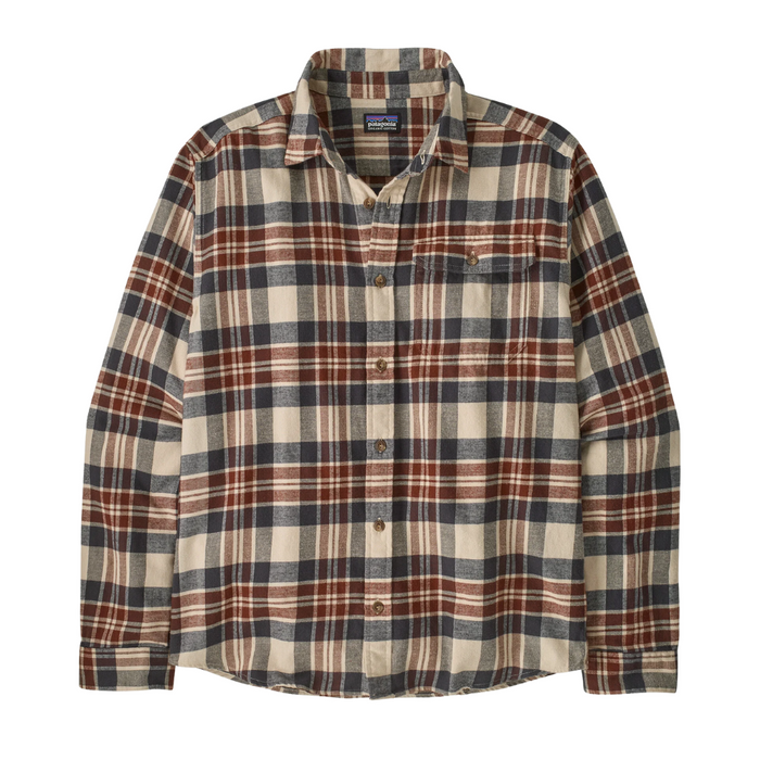 Ms L/S LW Fjord Flannel Shirt Paw: Dried Vanilla Bild 2