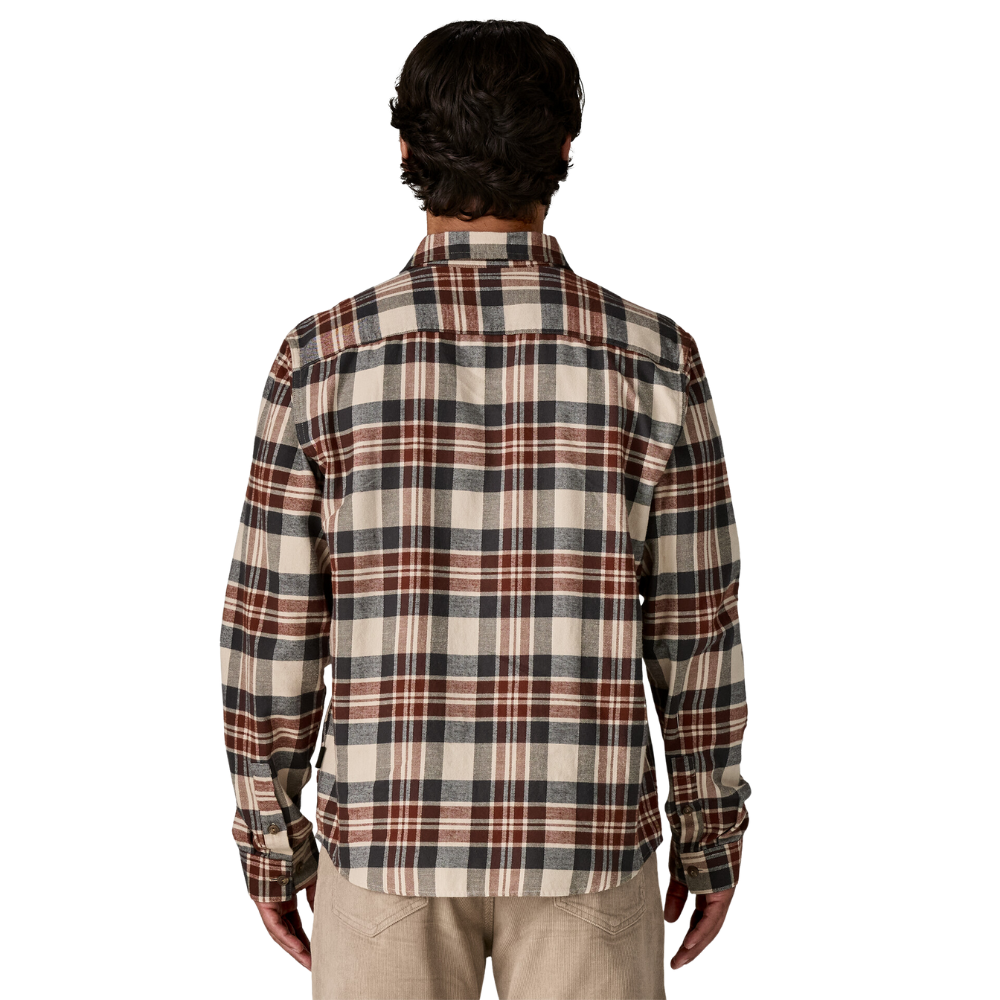 Ms L/S LW Fjord Flannel Shirt Paw: Dried Vanilla Bild 3