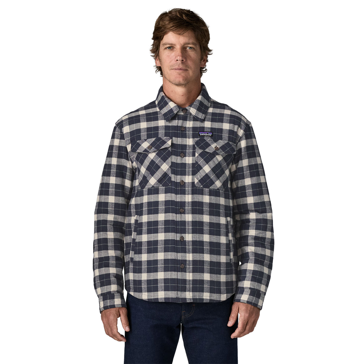 Ms LW Insulated Fjord Flannel Shirt Evergreen Fjord Smol Bild 2