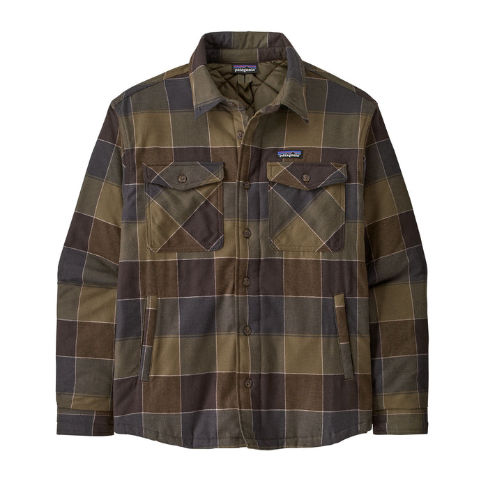 Ms LW Insulated Fjord Flannel Shirt Snow Owl Basin Green Bild 1