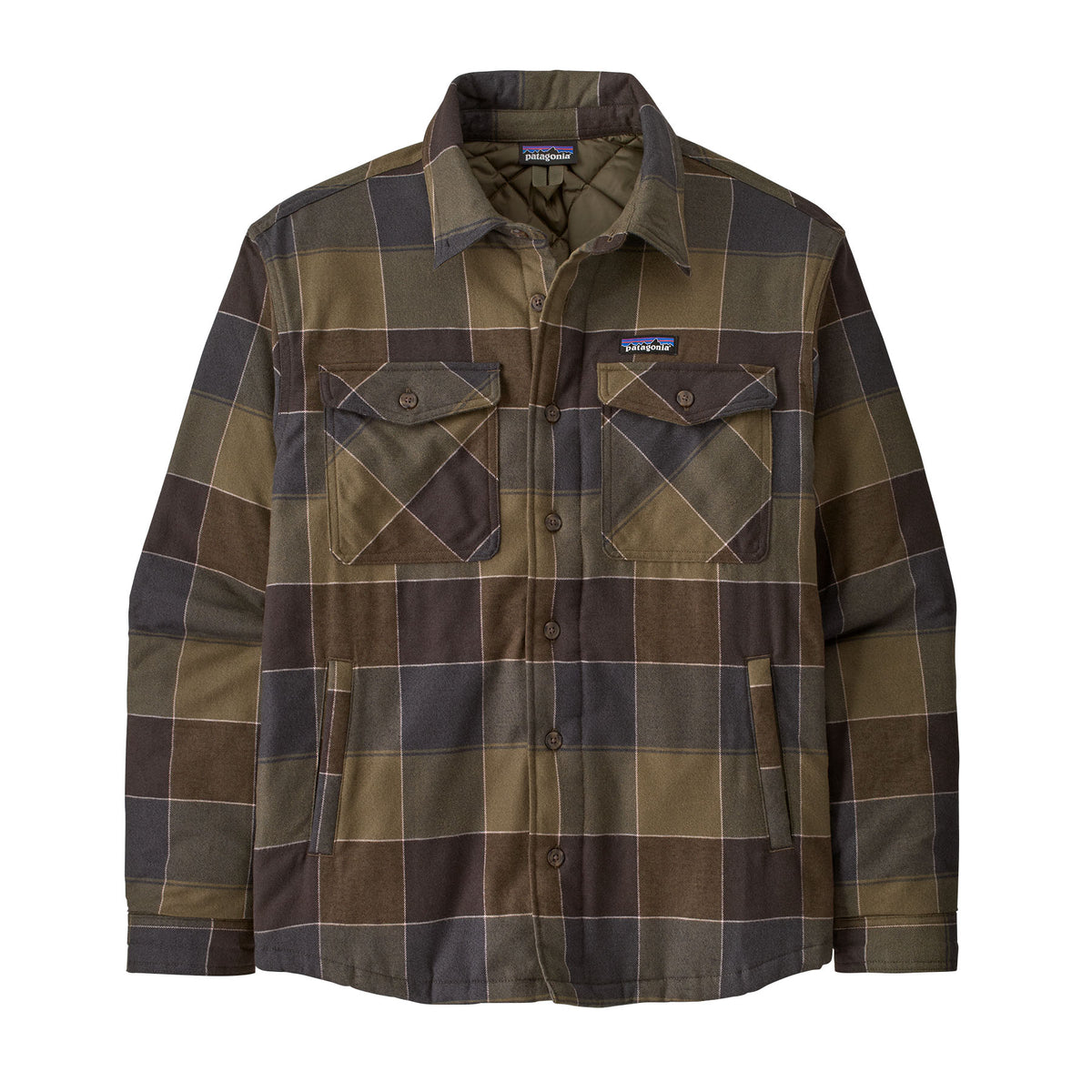 Ms LW Insulated Fjord Flannel Shirt Owl: Basin Gree Bild 1