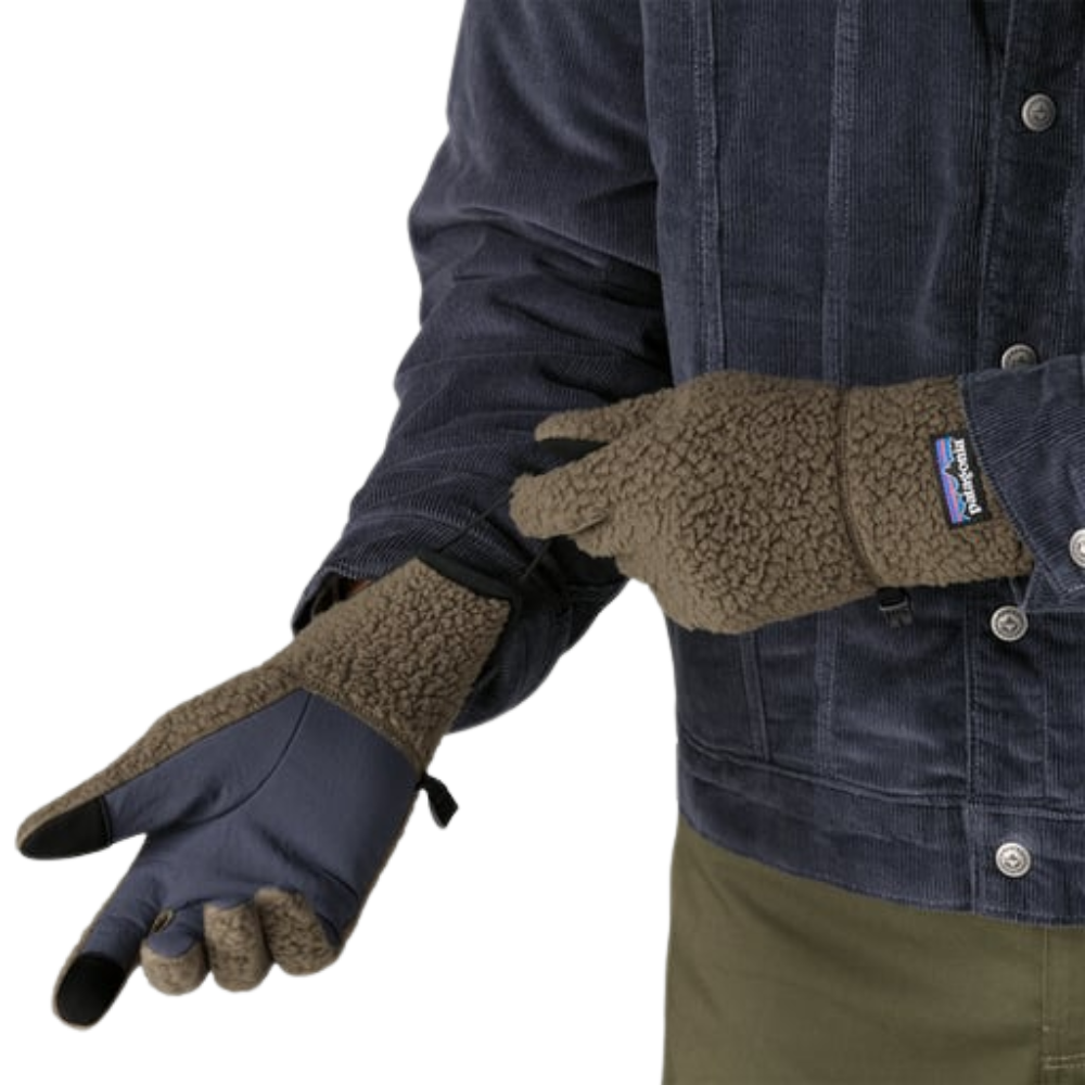 Retro Pile Gloves Marlow Brown Bild 1