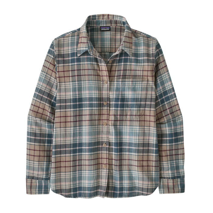 Ws LW Fjord Flannel Shirt Depth Blue Sage Bild 1