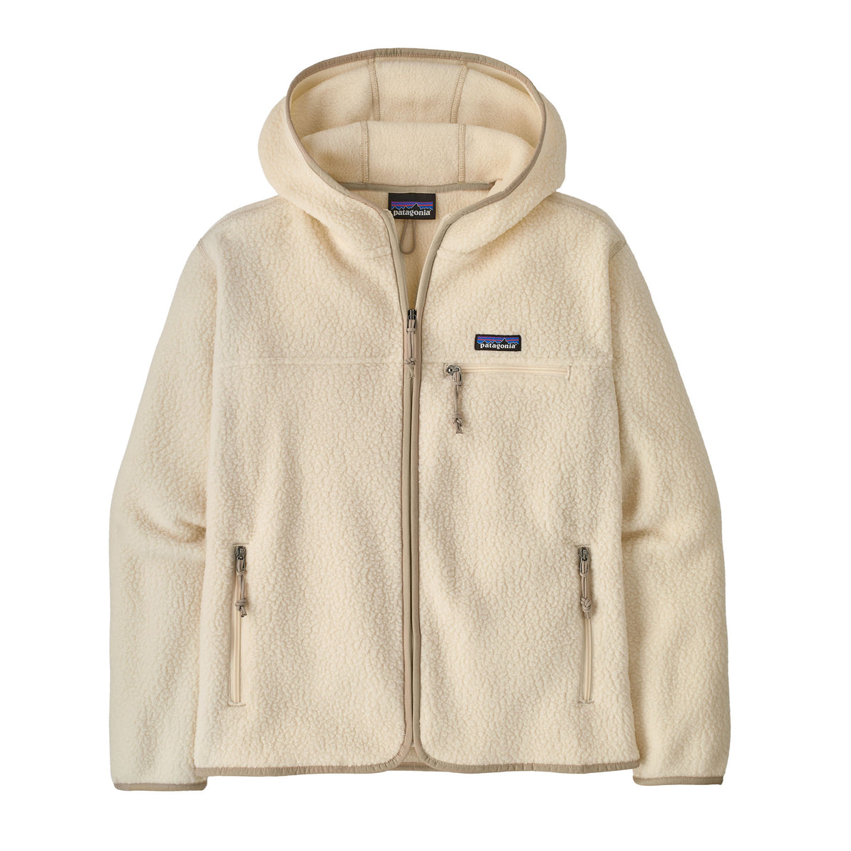 Ws Retro Pile Hoody Natural Bild 1