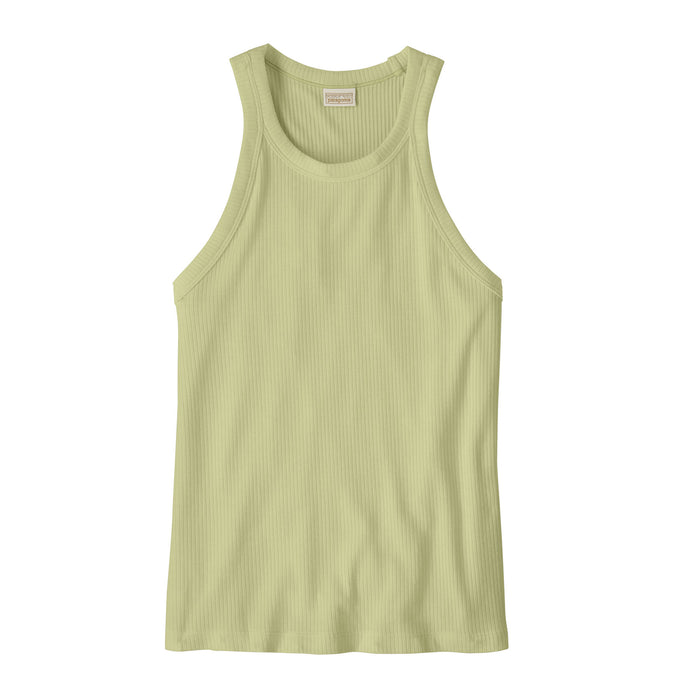 Ws Rib Knit Tank Lichen Green Bild 1