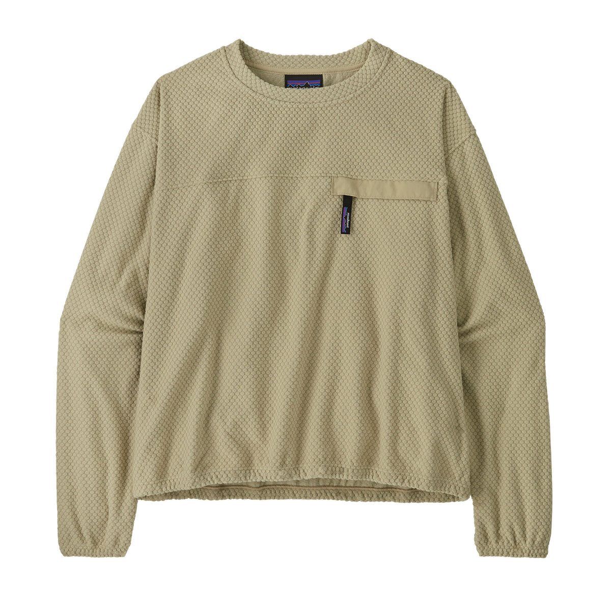 Ws Textured Fleece Crewneck Weathered Stone Bild 1