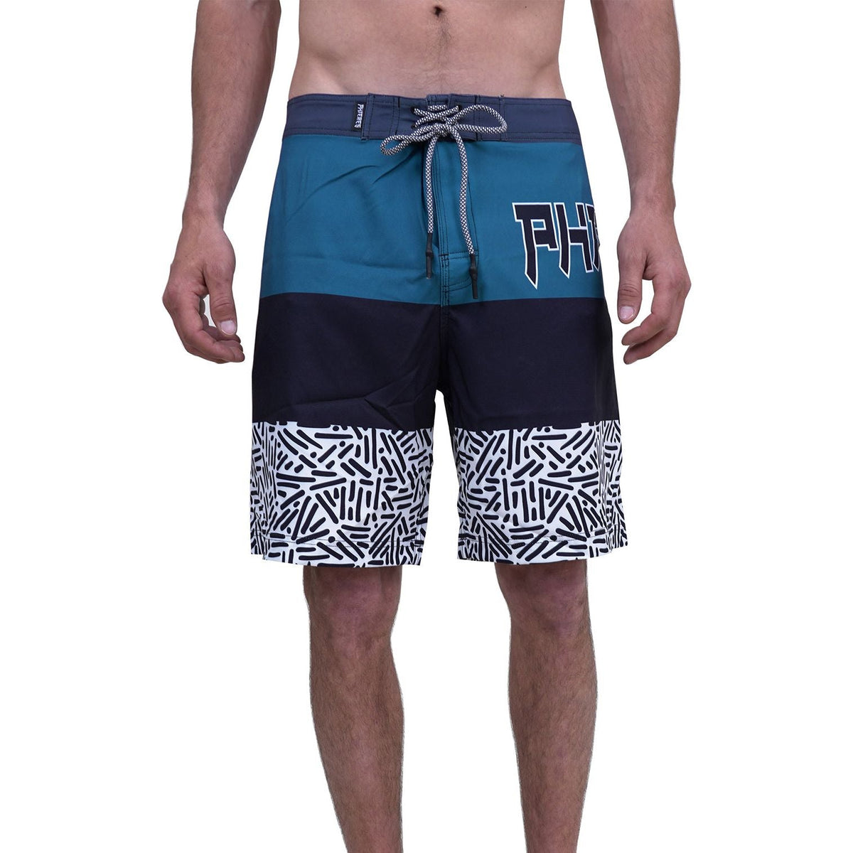 Phalturay Teal Black Pattern Bild 1