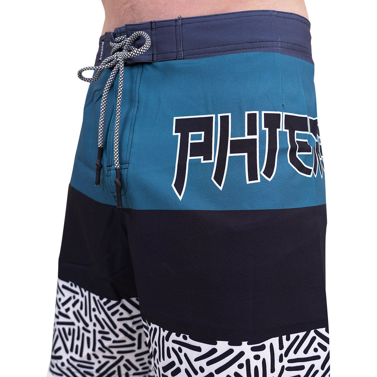 Phalturay Teal Black Pattern Bild 4