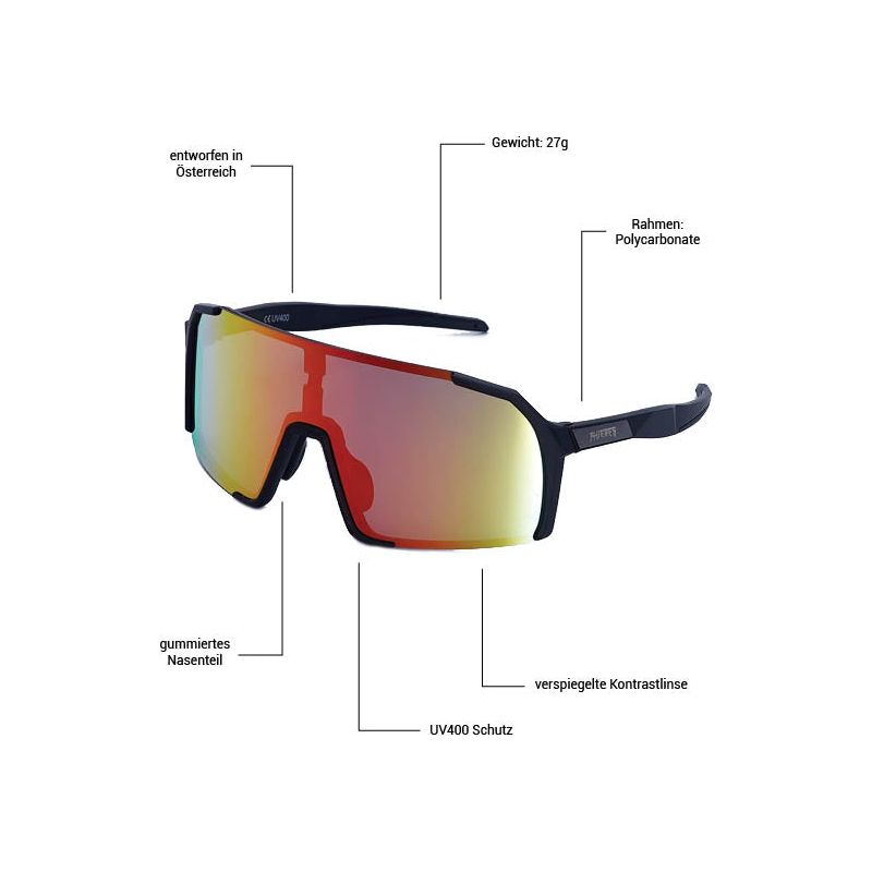 Phingsuit Youth Black/Orange Mirror Bild 5