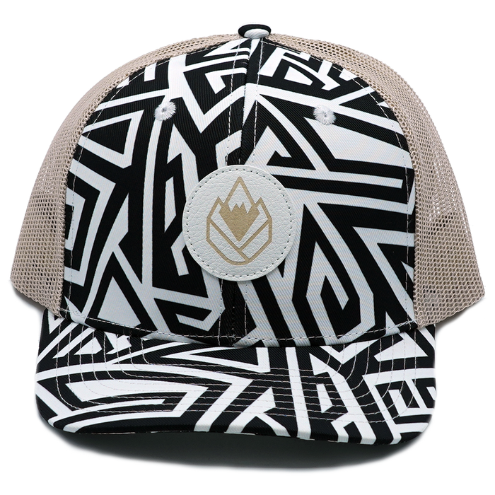 Phintage Trucker Youth Black White Bild 2
