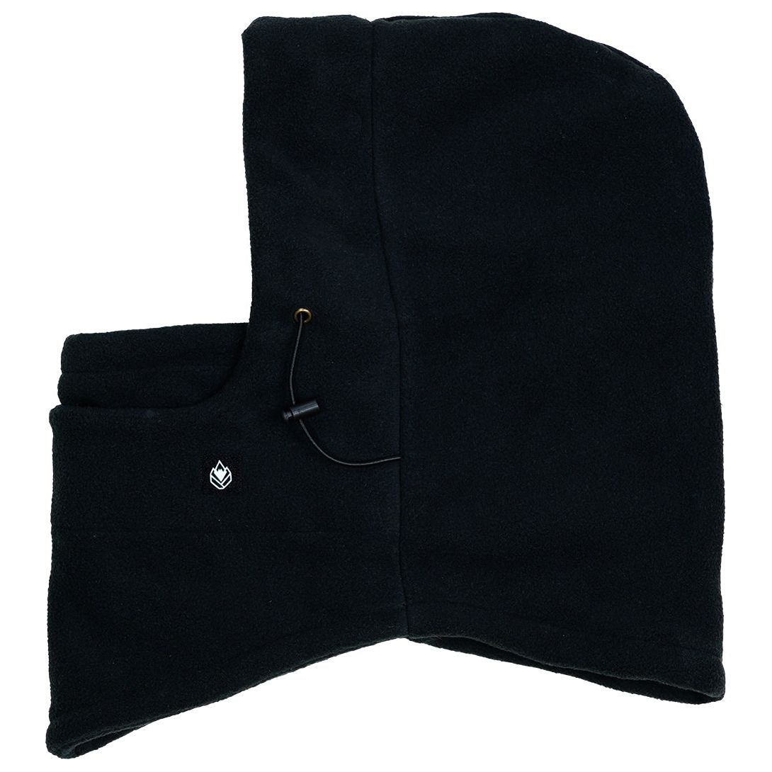 Phorealis Fleece Hood I Black Black Bild 2