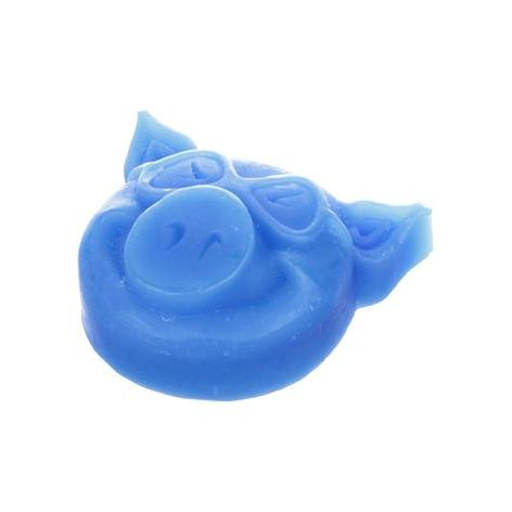 Pig Head Curb Wax Blue Bild 4