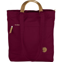 Fjällräven - Totepack No 1 - plum - rot - schwarze Tragetasche - Fjällräven Taschen - Damen Handtaschen von Fjällräven