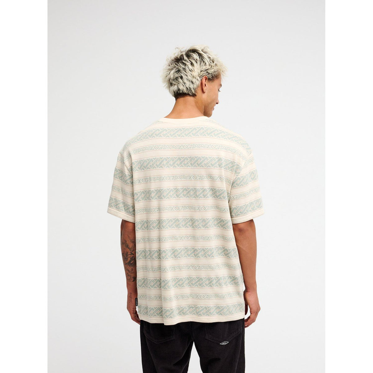 Birdwood Jacquard SS Tee Peyote Heritage Stri Bild 4